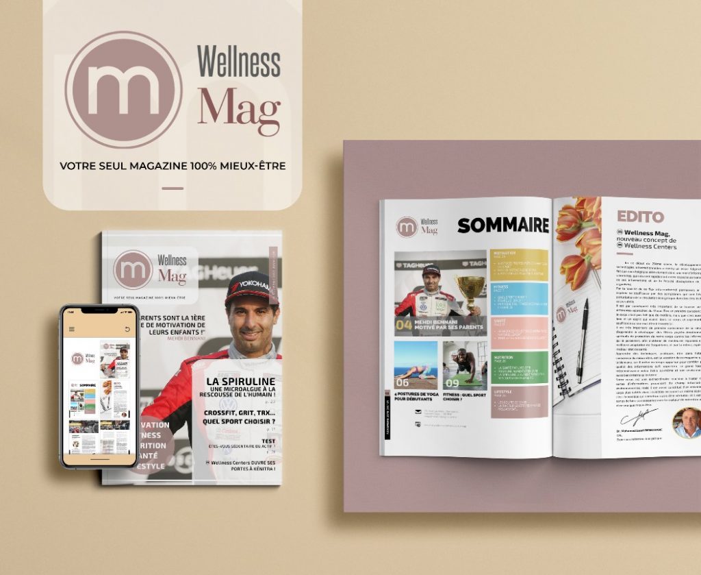 m Wellness Mag Mockup